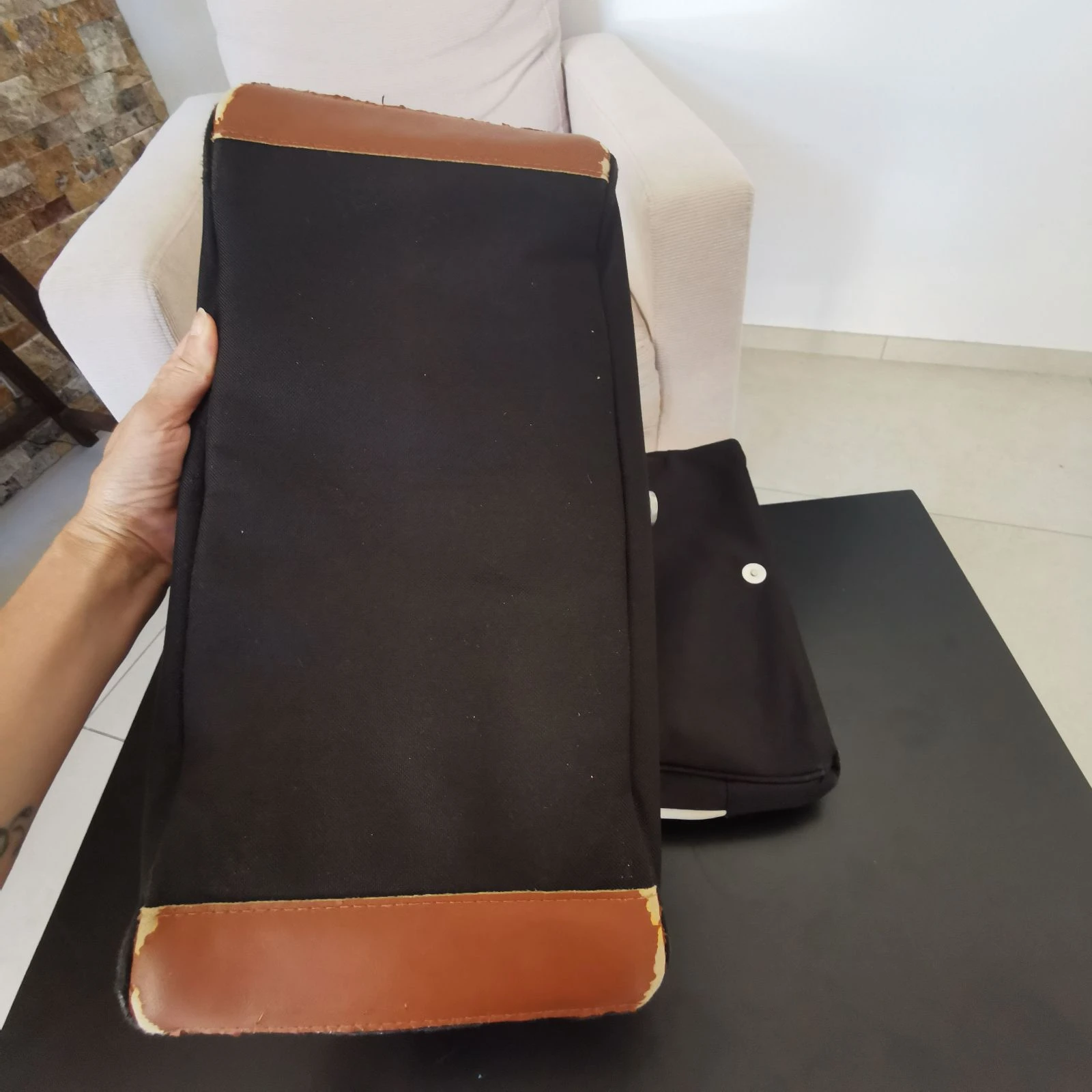 Bolsa de fraldas Béaba com bolseta combinada – Lavada e conservada – photo 13